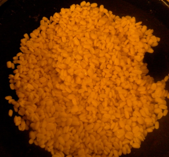 Moong dal (lentils native to the Indian subcontinent)